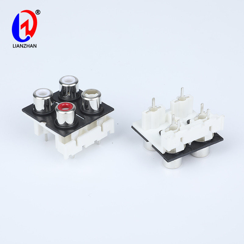 Audio Amplifier PCB Panel Mount RCA Socket Female Jack Audio Video AV Connector