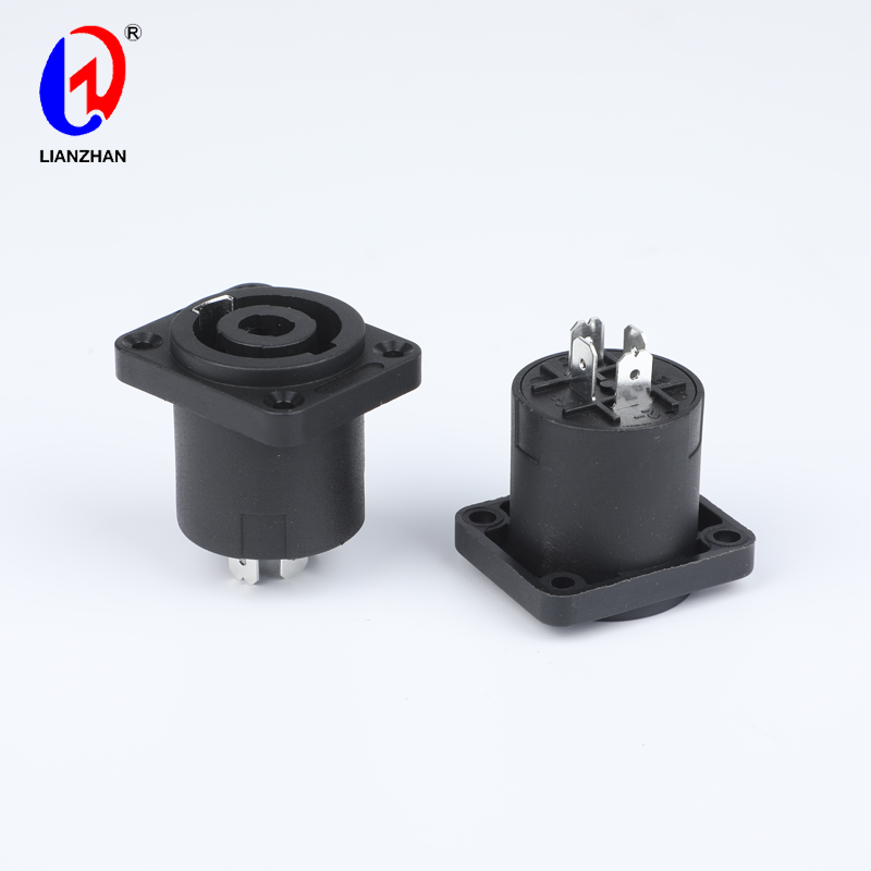 SpeakOn Loudspeaker Amplifier 4 Pin Female Panel Mount Socket Connector