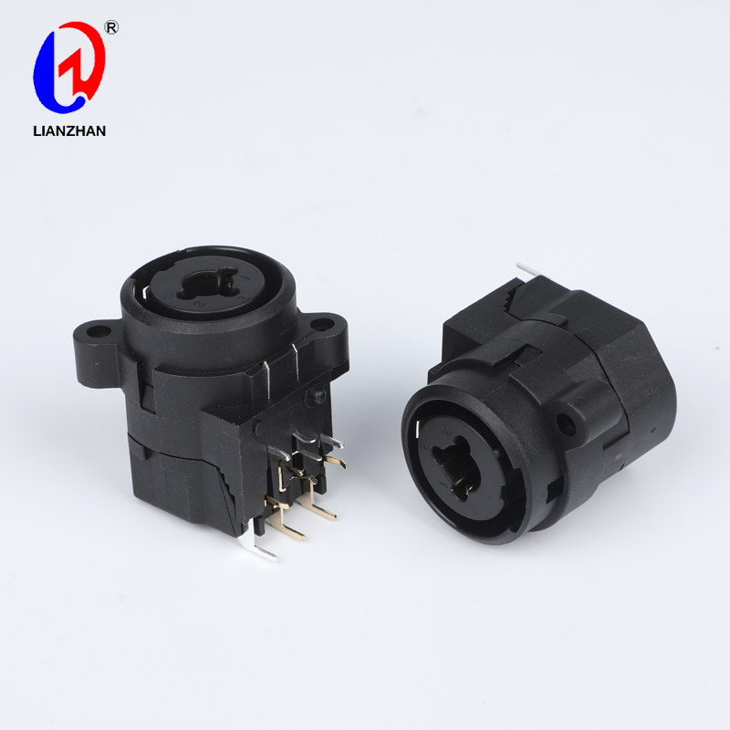 XLR Combo Jack Connector 3 Pole Female Panel Mount Socket With 1/4″ Stereo Jack