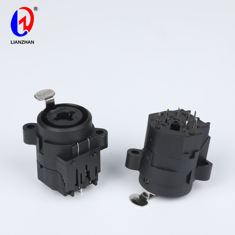 Audio XLR Female 1/4 Inch Combo Stereo Jack Chassis Mount Socket