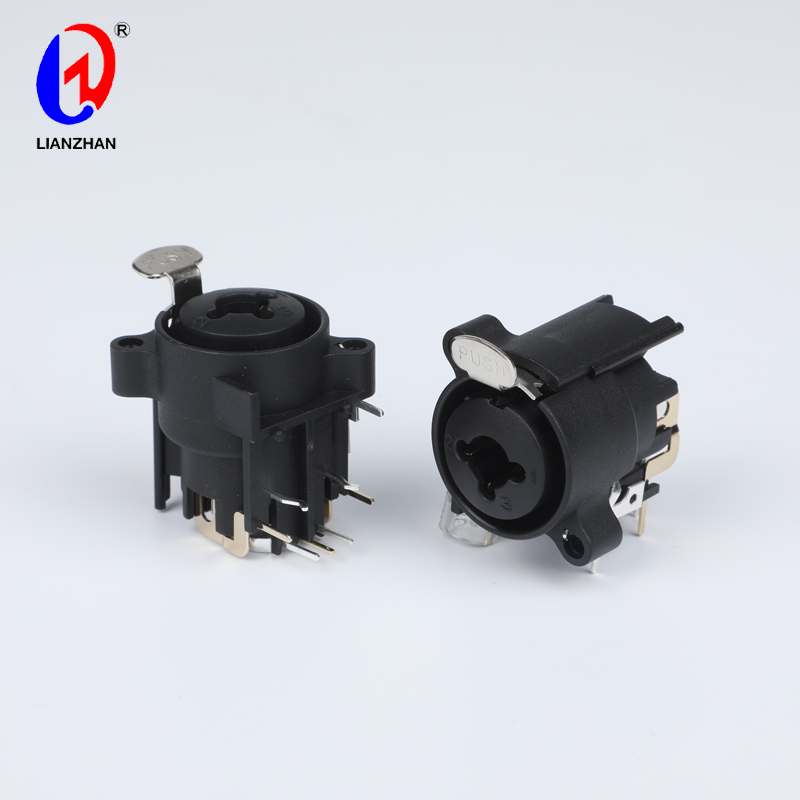 XLR Jack Hybrid Chassis Panel Mount Socket 3 Pole Female Receptacle With 1/4″ Stereo Jack
