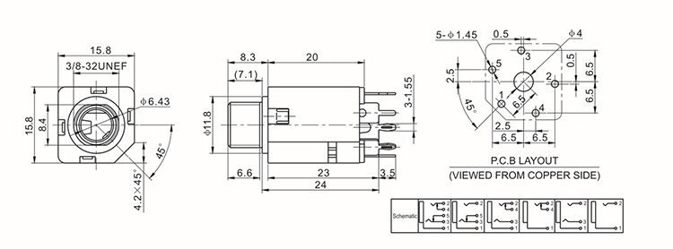 CK-6.35-630S-5P