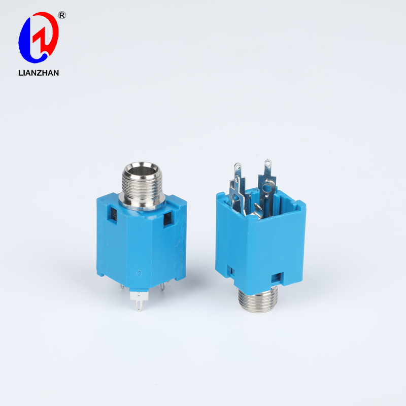6.35mm 1/4 Inch Headphone Jack 3 Pin Panel Mount Audio Stereo Female Jack Connector