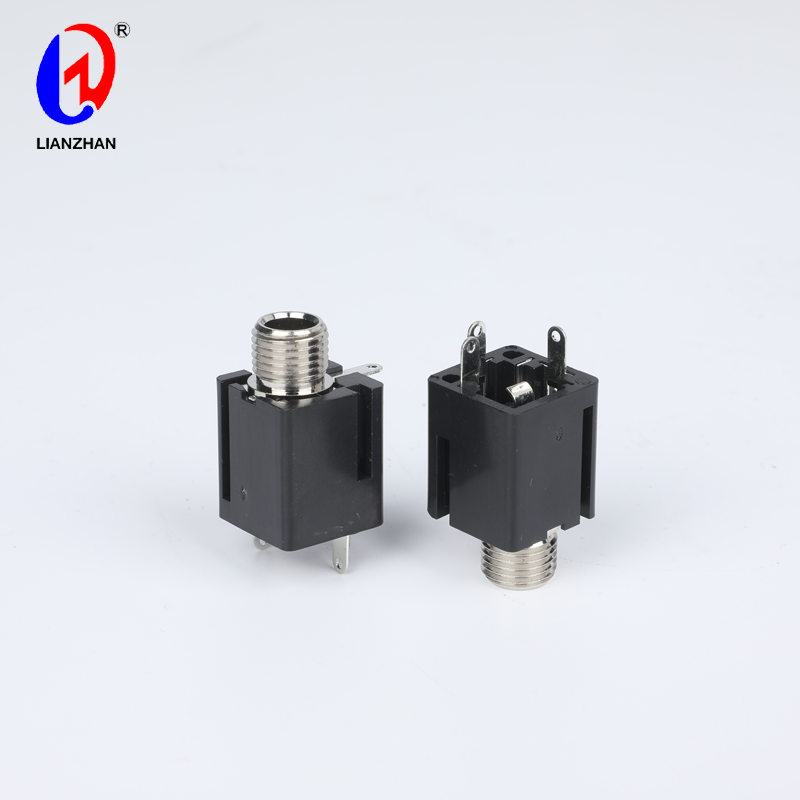 Audio Female Jack 4 Pin Headphone Stereo Panel Mount 6.35mm Jack Socket