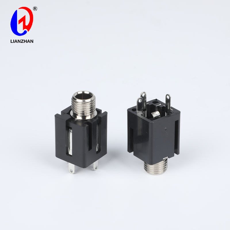 1/4” Female Stereo Headphone Jack 3 Pin 6.35mm PCB Mount Audio Jack Socket