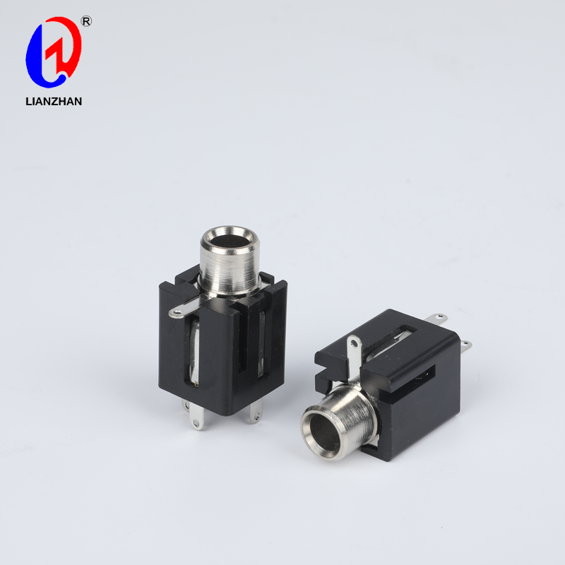 1/4″ Female Jack Stereo Socket 4 Pin Headphone Panel Mount Audio Jack Socket