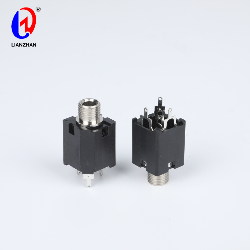 Headphone Audio Video 6.35mm Female Stereo Panel Mount Jack Socket Connector